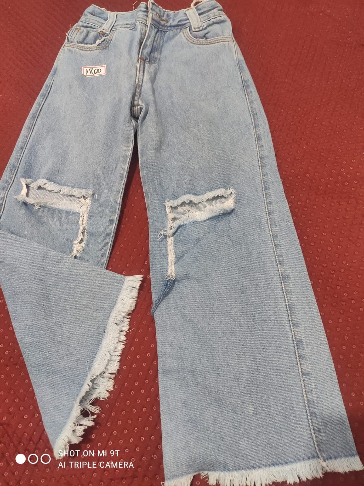 Calça jeans infantil feminina